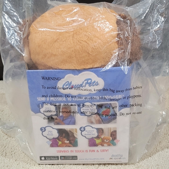 Pet Cloud Puppy You Can Hug - Send and receive messages -Connect with Loved Ones - Picture 2 of 2